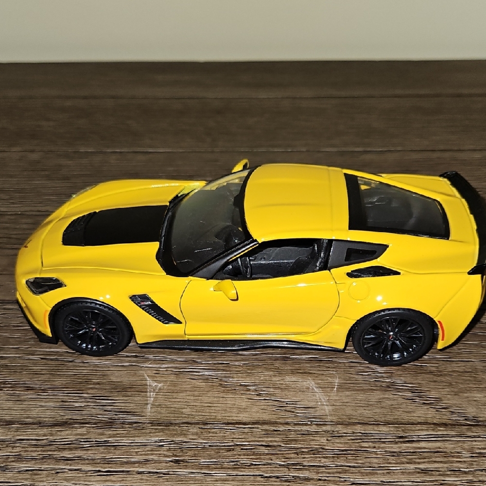 Yellow Toy Car with Black Accents